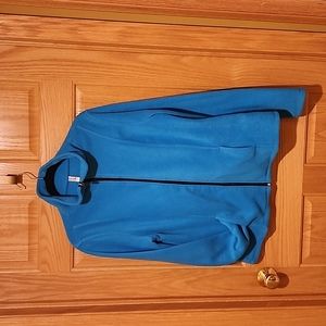 EXERTEK Teal Blue Fleece Zip Up